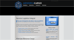 Desktop Screenshot of menorcacargo.com