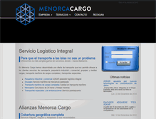 Tablet Screenshot of menorcacargo.com